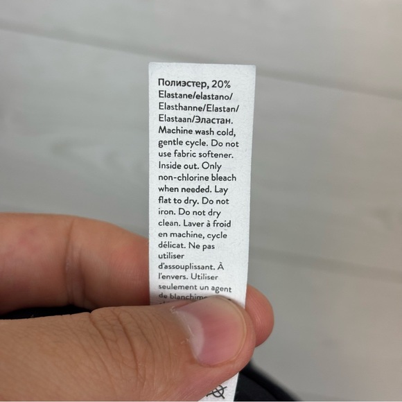 SPANX Faux Leather Liquid Gloss Black Moto Leggings Size Medium - Picture 6 of 7